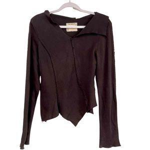 Gary Graham ribbed pullover top S